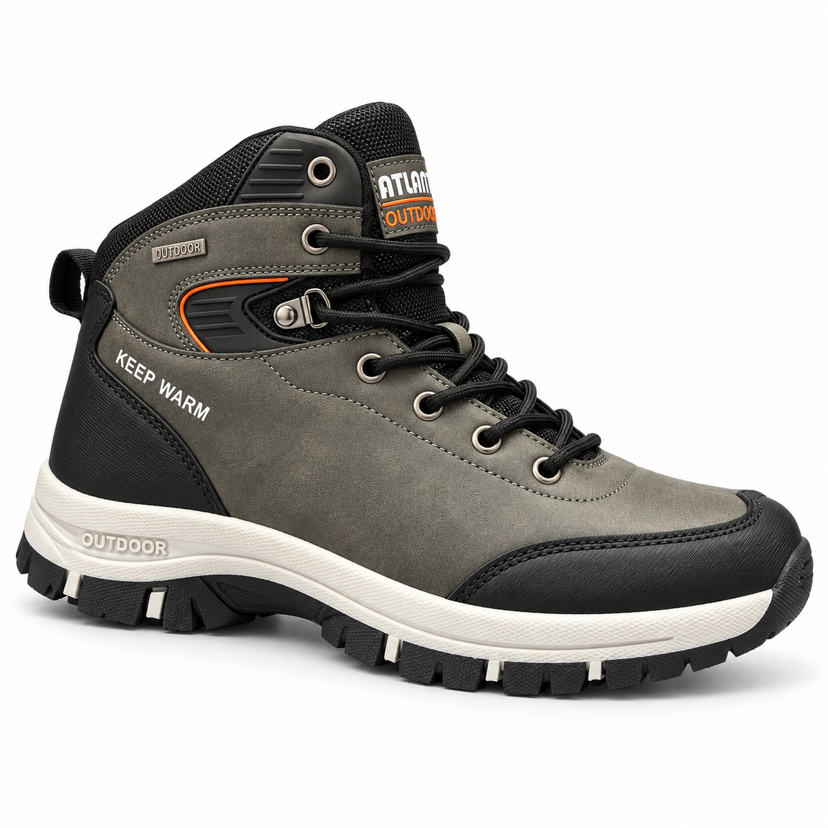 Ανδρικά Μποτάκια Outdoor Μπεζ με Στιβαρή Σόλα – ERP84316