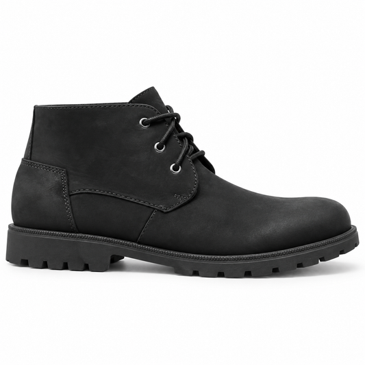 Ανδρικά Μποτάκια Outdoor Μαύρα με Στιβαρή Σόλα – ERP84283