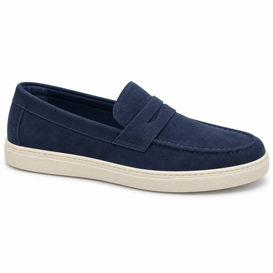 Ανδρικά Μοκασίνια Μπλε με Άνετη Slip-On Εφαρμογή – ERP84281