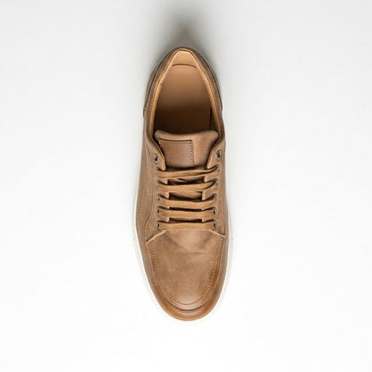 Ανδρικά Casual Sneakers Μπεζ με Ανάγλυφη Σόλα – ERP84357
