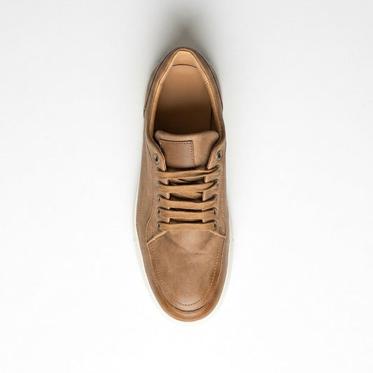 Ανδρικά Casual Sneakers Μπεζ με Ανάγλυφη Σόλα – ERP84357