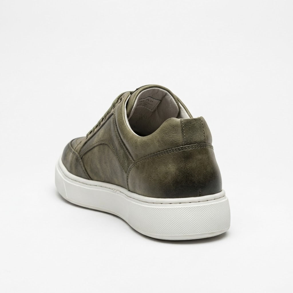 Ανδρικά Casual Sneakers Χακί με Ανάγλυφη Σόλα – ERP84356